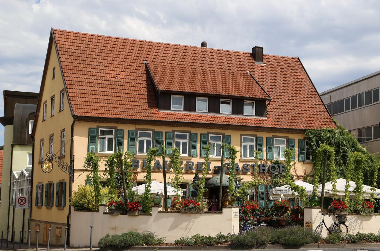 Brauereigasthof Dachsenfranz Zuzenhausen Exterior foto